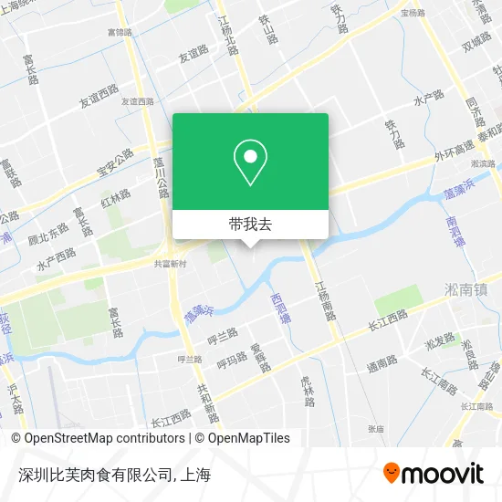 深圳比芙肉食有限公司地图