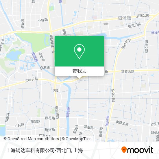 上海钢达车料有限公司-西北门地图