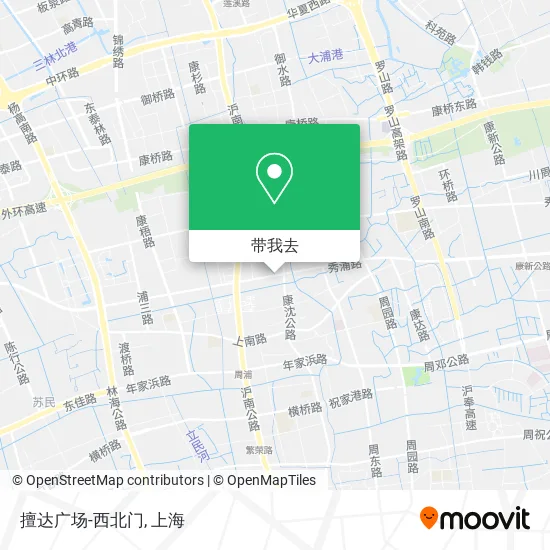 擅达广场-西北门地图