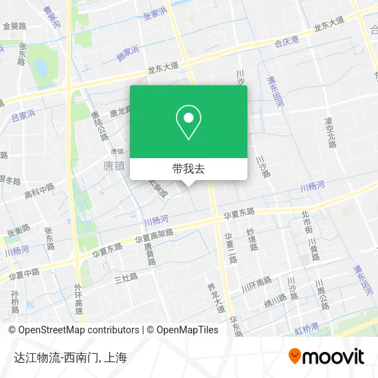 达江物流-西南门地图