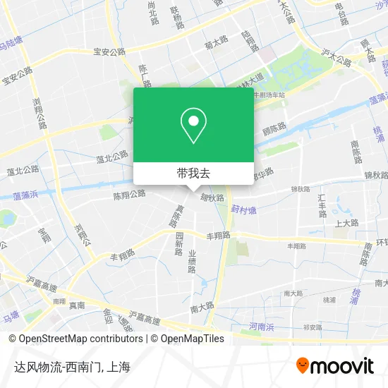 达风物流-西南门地图