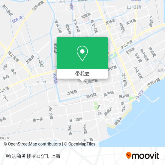 翰达商务楼-西北门地图