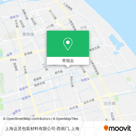 上海达灵包装材料有限公司-西南门地图