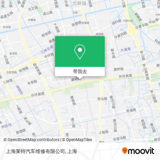 上海莱特汽车维修有限公司地图