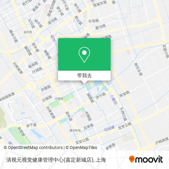 清视元视觉健康管理中心(嘉定新城店)地图