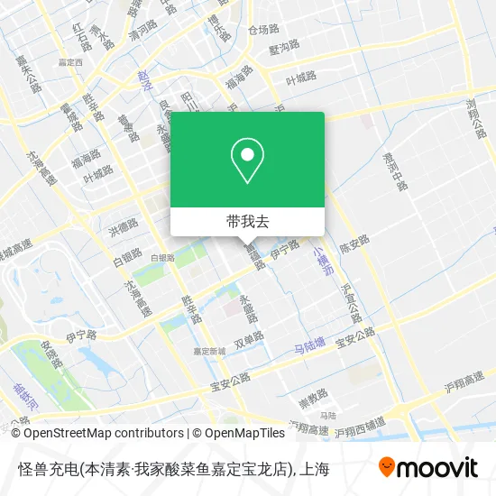 怪兽充电(本清素·我家酸菜鱼嘉定宝龙店)地图