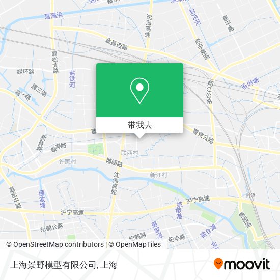 上海景野模型有限公司地图