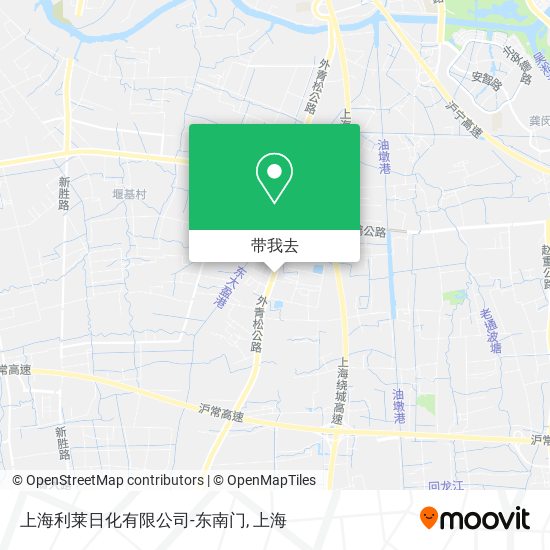上海利莱日化有限公司-东南门地图