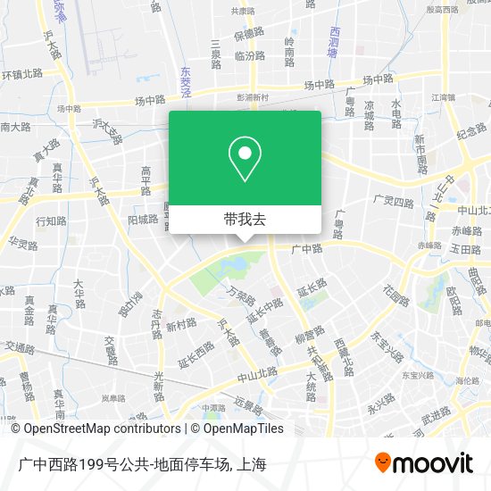 广中西路199号公共-地面停车场地图