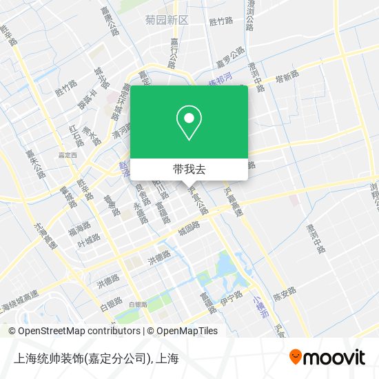 上海统帅装饰(嘉定分公司)地图
