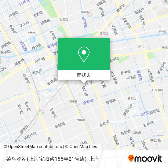 菜鸟驿站(上海宝城路155弄21号店)地图