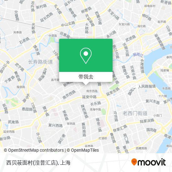 西贝莜面村(湟普汇店)地图