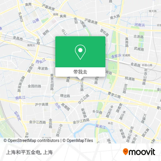 上海和平五金电地图
