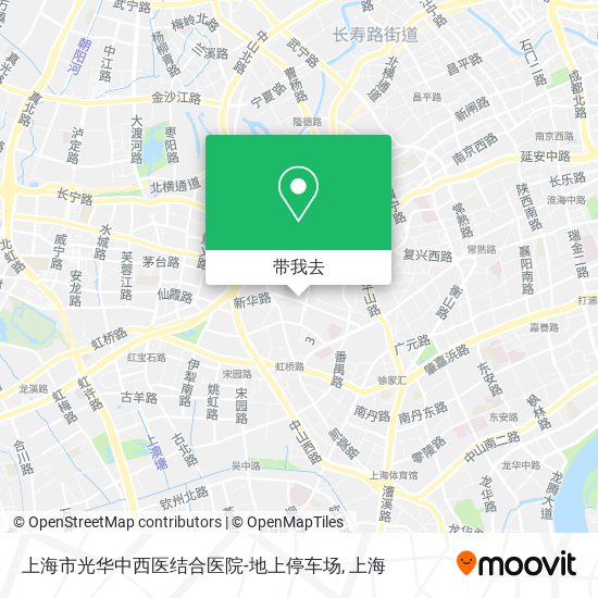 上海市光华中西医结合医院-地上停车场地图