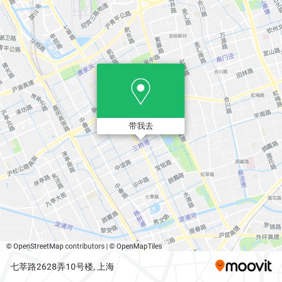 七莘路2628弄10号楼地图