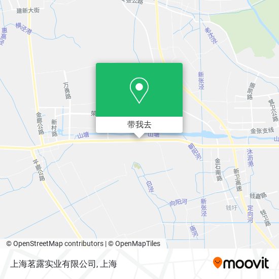 上海茗露实业有限公司地图