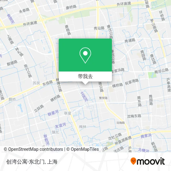 创湾公寓-东北门地图