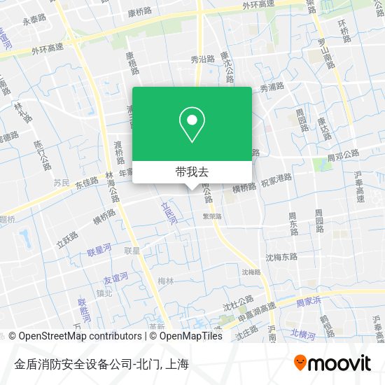 金盾消防安全设备公司-北门地图