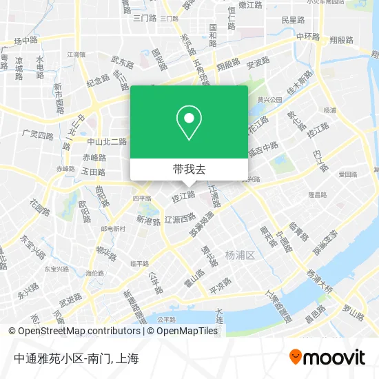 中通雅苑小区-南门地图
