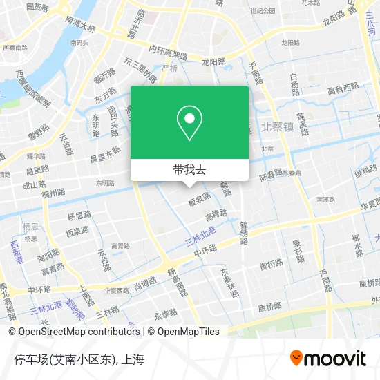 停车场(艾南小区东)地图