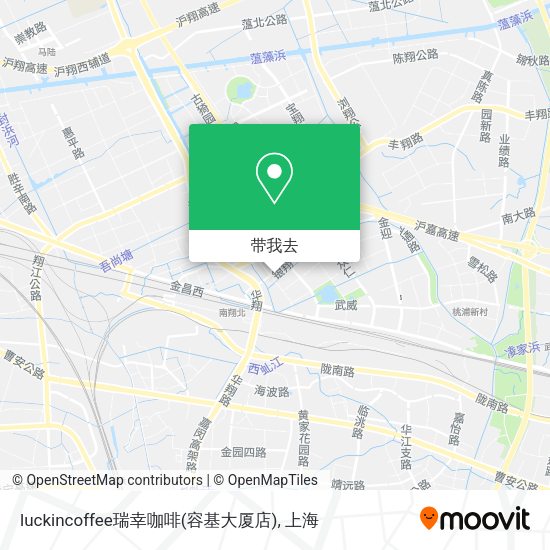 luckincoffee瑞幸咖啡(容基大厦店)地图