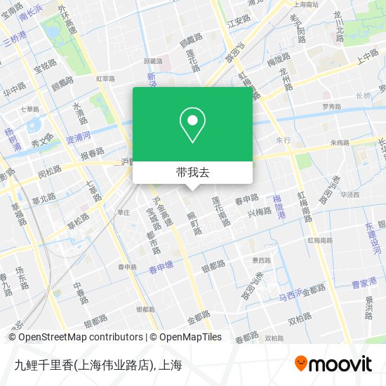 九鲤千里香(上海伟业路店)地图