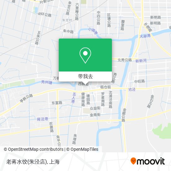 老蒋水饺(朱泾店)地图