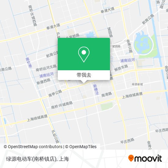 绿源电动车(南桥镇店)地图