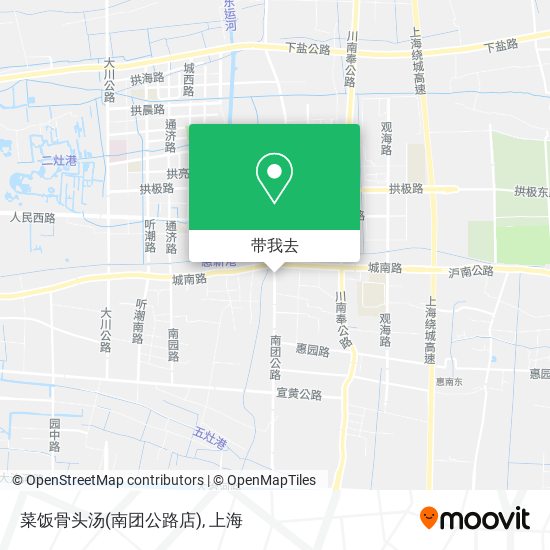 菜饭骨头汤(南团公路店)地图