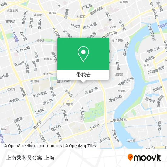 上南乘务员公寓地图