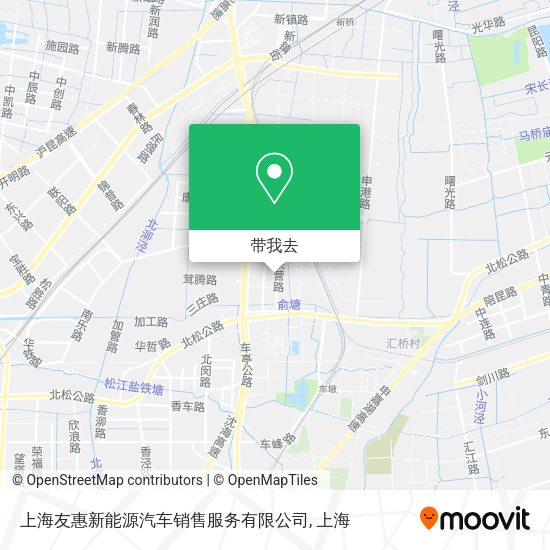 上海友惠新能源汽车销售服务有限公司地图