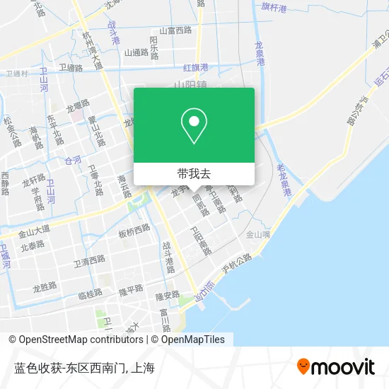 蓝色收获-东区西南门地图