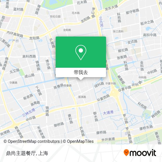 鼎尚主题餐厅地图