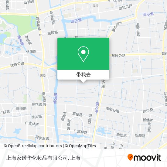 上海家诺华化妆品有限公司地图