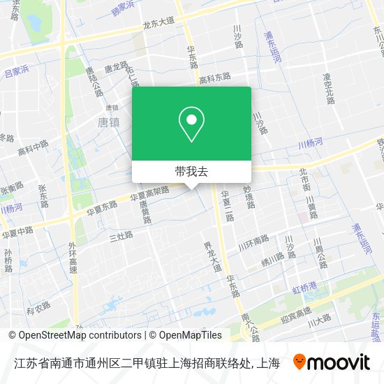 江苏省南通市通州区二甲镇驻上海招商联络处地图