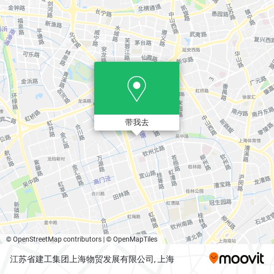 江苏省建工集团上海物贸发展有限公司地图