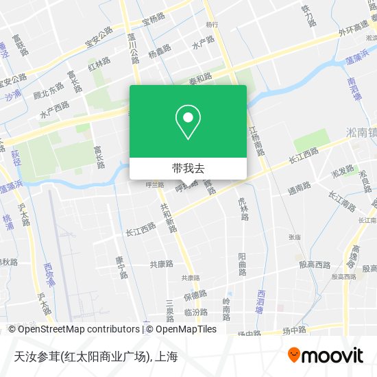 天汝参茸(红太阳商业广场)地图