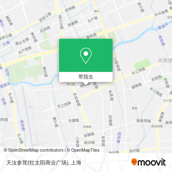 天汝参茸(红太阳商业广场)地图