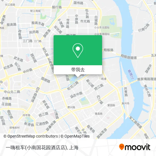 一嗨租车(小南国花园酒店店)地图