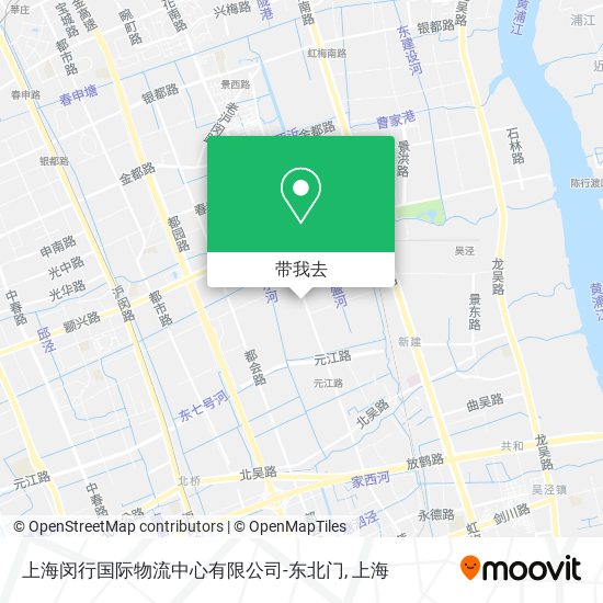 上海闵行国际物流中心有限公司-东北门地图