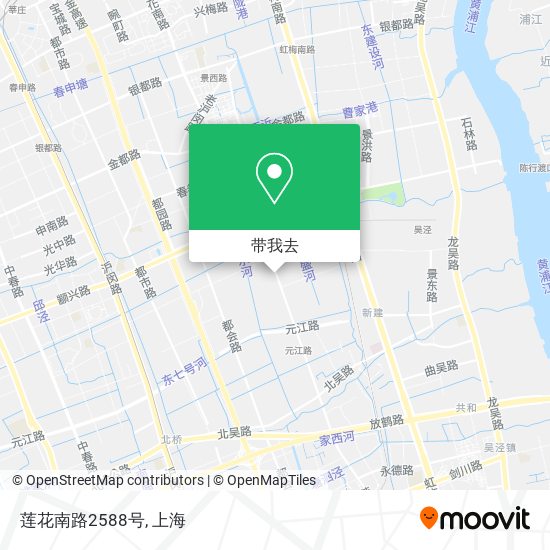 莲花南路2588号地图