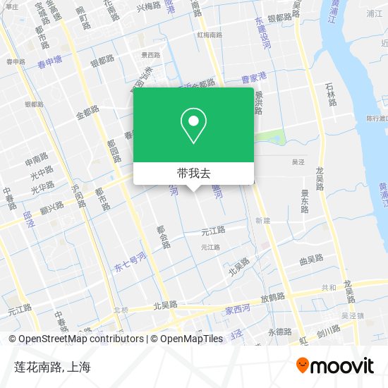 莲花南路地图