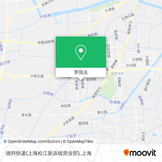 德邦快递(上海松江新浜镇营业部)地图
