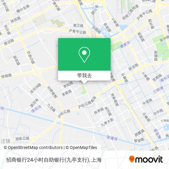 招商银行24小时自助银行(九亭支行)地图