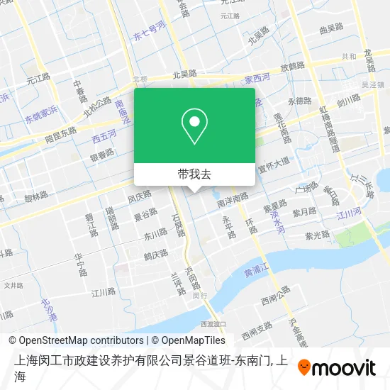 上海闵工市政建设养护有限公司景谷道班-东南门地图