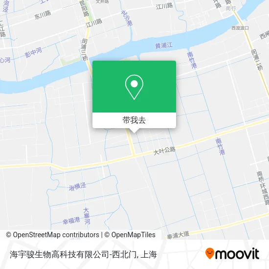 海宇骏生物高科技有限公司-西北门地图