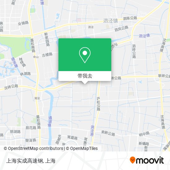 上海实成高速钢地图