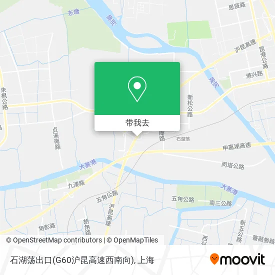 石湖荡出口(G60沪昆高速西南向)地图