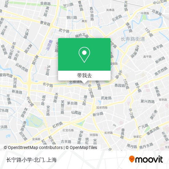 长宁路小学-北门地图