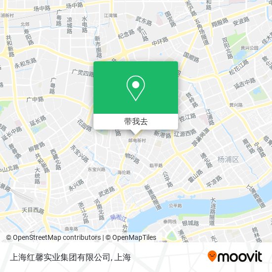 上海红馨实业集团有限公司地图